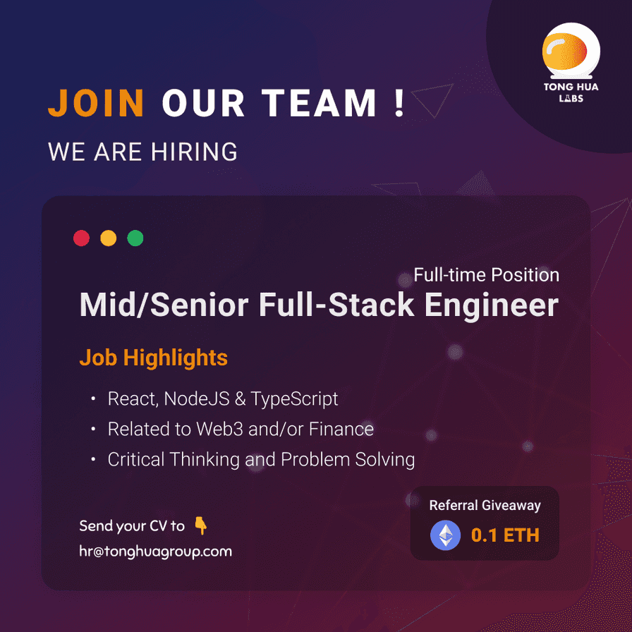 Mid/Senior Full-Stack Engineer (React, Node.js & TypeScript)